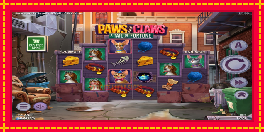 Paws and Claws: A Tail of Fortune: สล็อตแมชชีนพร้อมกราฟิกที่ทันสมัย, รูปภาพ 2