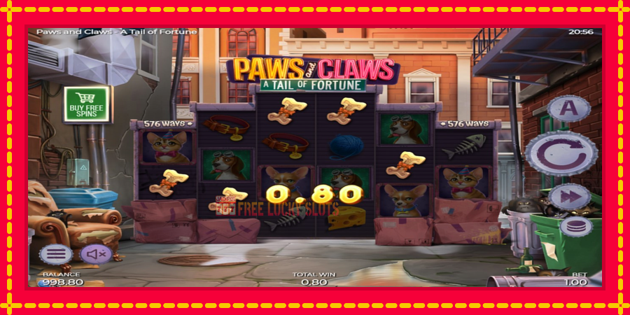 Paws and Claws: A Tail of Fortune: สล็อตแมชชีนพร้อมกราฟิกที่ทันสมัย, รูปภาพ 3