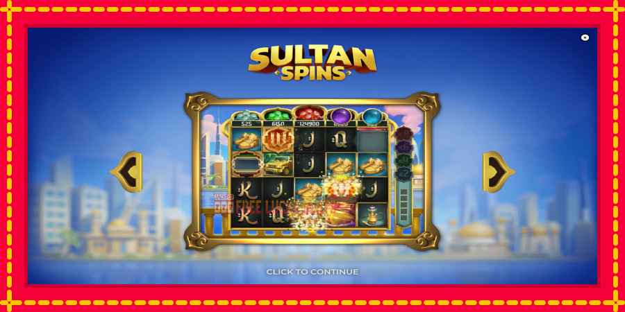 Sultan Spins: สล็อตแมชชีนพร้อมกราฟิกที่ทันสมัย, รูปภาพ 1