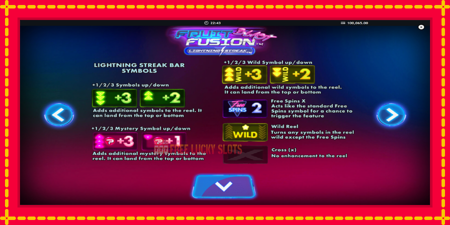 Fruit Fusion Blast Lightning Reels: สล็อตแมชชีนพร้อมกราฟิกที่ทันสมัย, รูปภาพ 6