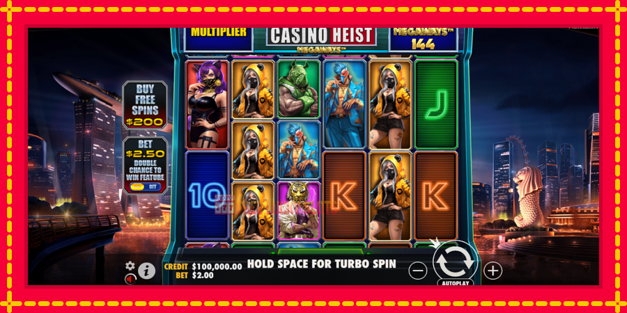 Casino Heist Megaways: สล็อตแมชชีนพร้อมกราฟิกที่ทันสมัย, รูปภาพ 2