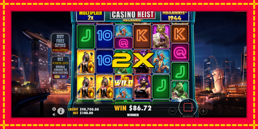 Casino Heist Megaways: สล็อตแมชชีนพร้อมกราฟิกที่ทันสมัย, รูปภาพ 4