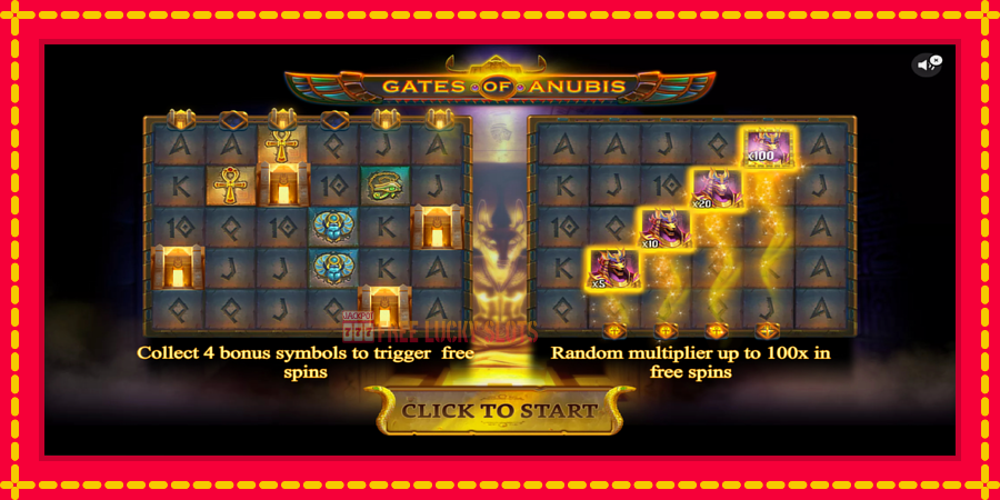 Gates of Anubis: สล็อตแมชชีนพร้อมกราฟิกที่ทันสมัย, รูปภาพ 1