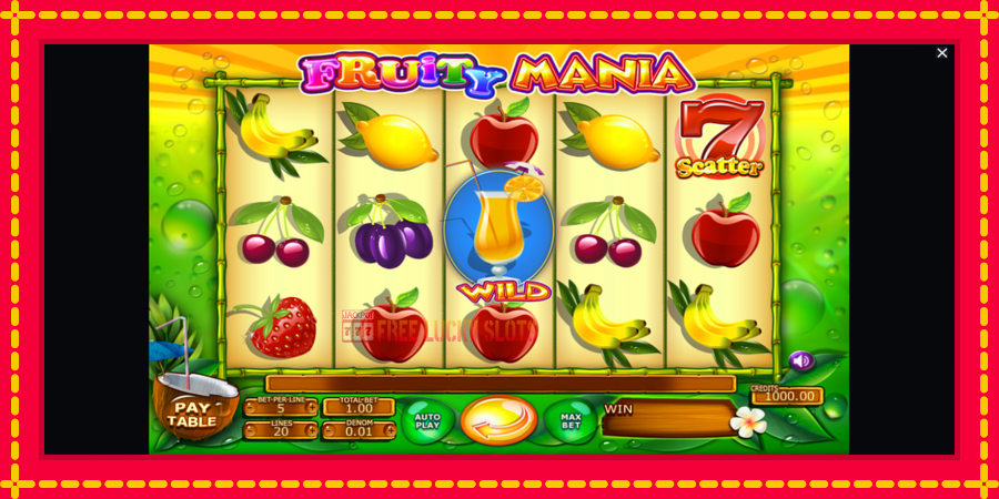 Fruity Mania: สล็อตแมชชีนพร้อมกราฟิกที่ทันสมัย, รูปภาพ 1