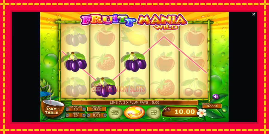 Fruity Mania: สล็อตแมชชีนพร้อมกราฟิกที่ทันสมัย, รูปภาพ 4