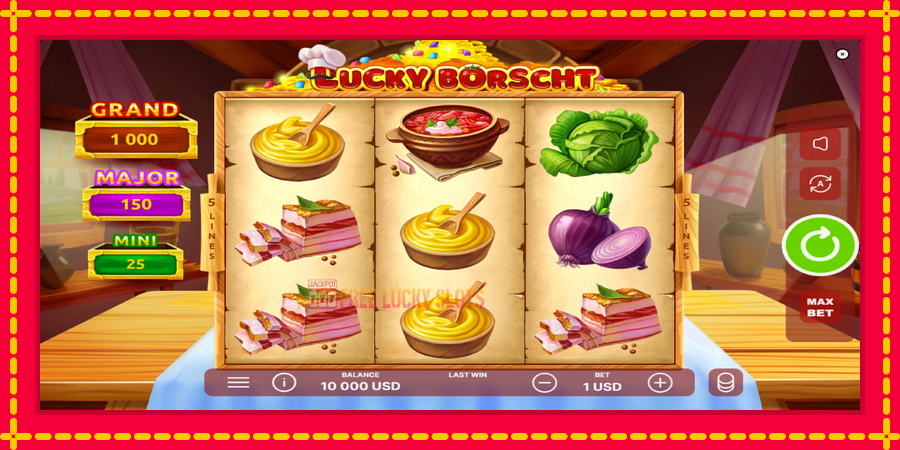 Lucky Borscht: สล็อตแมชชีนพร้อมกราฟิกที่ทันสมัย, รูปภาพ 2