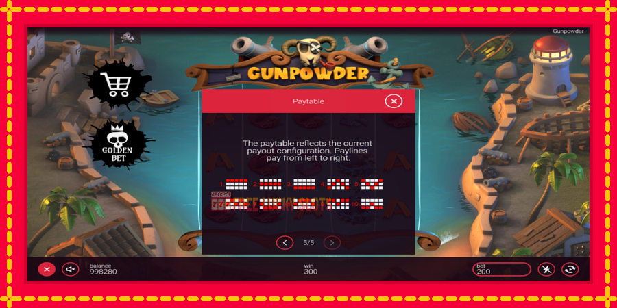 Gunpowder: สล็อตแมชชีนพร้อมกราฟิกที่ทันสมัย, รูปภาพ 7