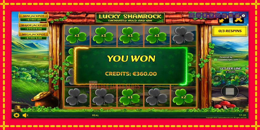 Lucky Shamrock - Enchanted Hold and Win: สล็อตแมชชีนพร้อมกราฟิกที่ทันสมัย, รูปภาพ 4