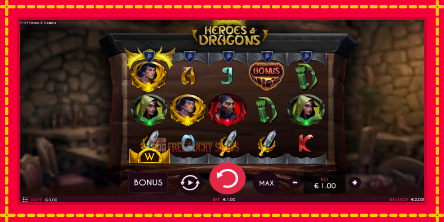 Heroes & Dragons: สล็อตแมชชีนพร้อมกราฟิกที่ทันสมัย, รูปภาพ 2