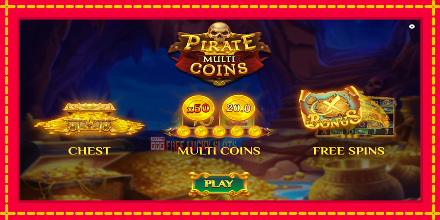 Pirate Multi Coins: สล็อตแมชชีนพร้อมกราฟิกที่ทันสมัย, รูปภาพ 1