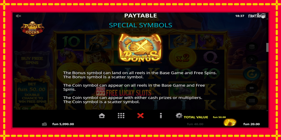 Pirate Multi Coins: สล็อตแมชชีนพร้อมกราฟิกที่ทันสมัย, รูปภาพ 7