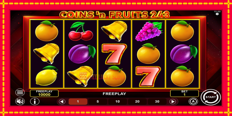 Coinsn Fruits 243: สล็อตแมชชีนพร้อมกราฟิกที่ทันสมัย, รูปภาพ 2