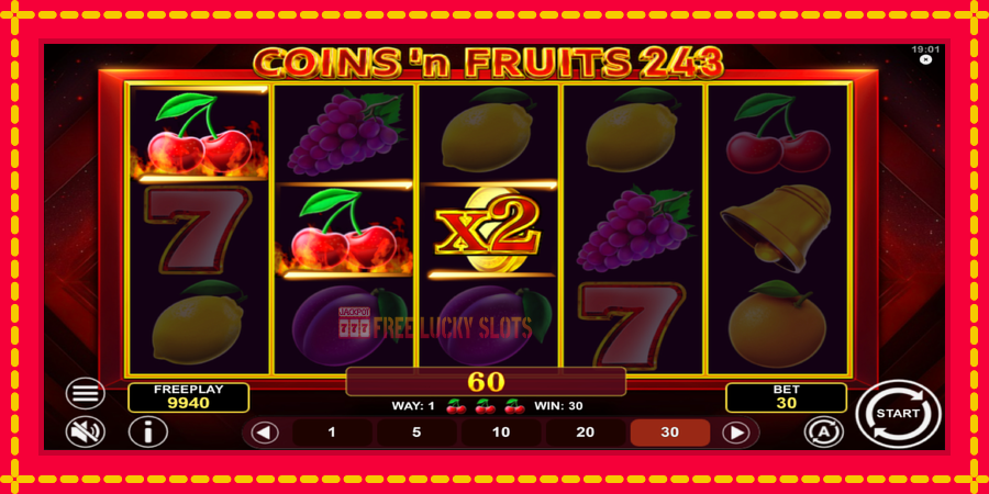 Coinsn Fruits 243: สล็อตแมชชีนพร้อมกราฟิกที่ทันสมัย, รูปภาพ 3