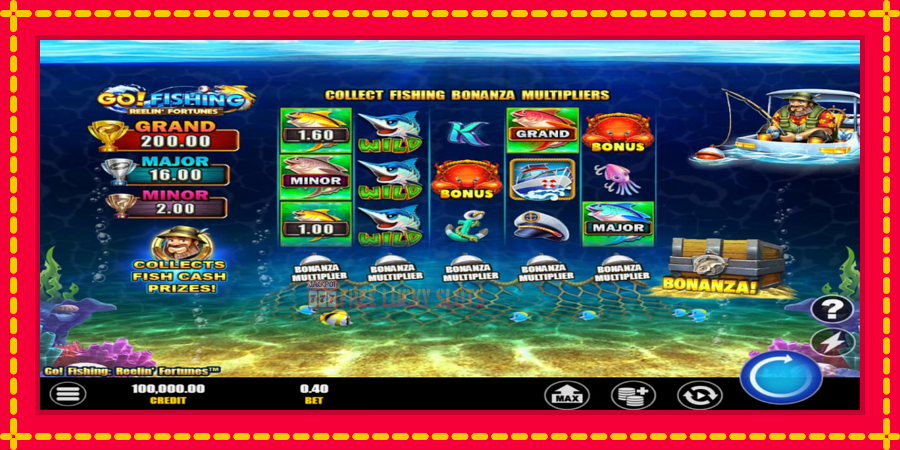 Go! Fishing: Reelin Fortunes: สล็อตแมชชีนพร้อมกราฟิกที่ทันสมัย, รูปภาพ 2