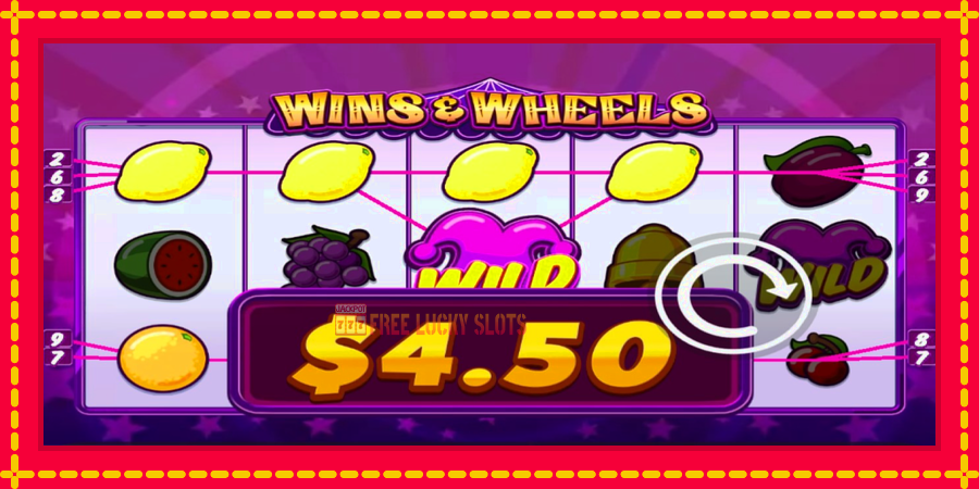 Wins & Wheels: สล็อตแมชชีนพร้อมกราฟิกที่ทันสมัย, รูปภาพ 4