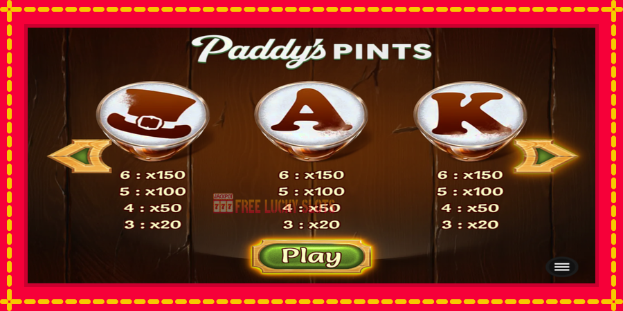 Paddys Pints: สล็อตแมชชีนพร้อมกราฟิกที่ทันสมัย, รูปภาพ 6