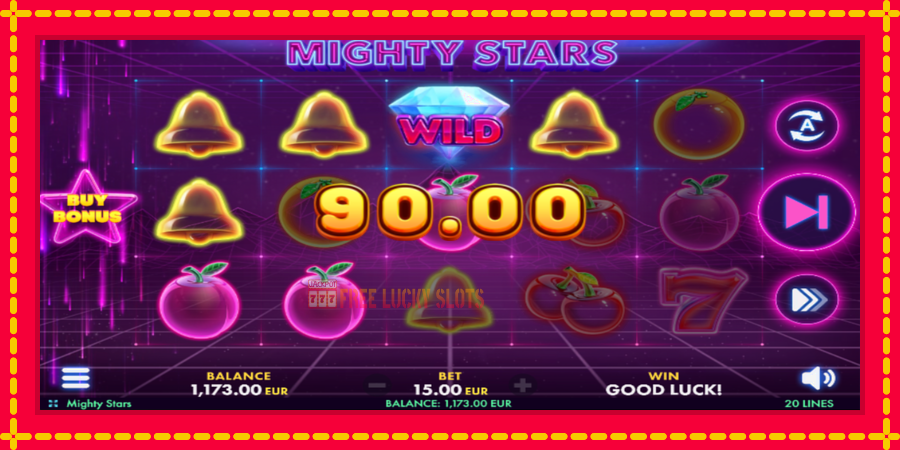 Mighty Stars: สล็อตแมชชีนพร้อมกราฟิกที่ทันสมัย, รูปภาพ 3