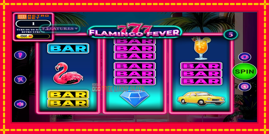 777 - Flamingo Fever: สล็อตแมชชีนพร้อมกราฟิกที่ทันสมัย, รูปภาพ 1