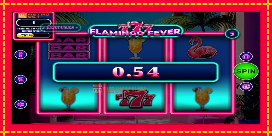 777 - Flamingo Fever: สล็อตแมชชีนพร้อมกราฟิกที่ทันสมัย, รูปภาพ 2