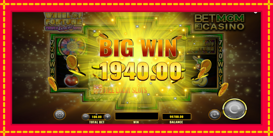 Wheel of Fortune Triple Extreme Spin BetMGM: สล็อตแมชชีนพร้อมกราฟิกที่ทันสมัย, รูปภาพ 3