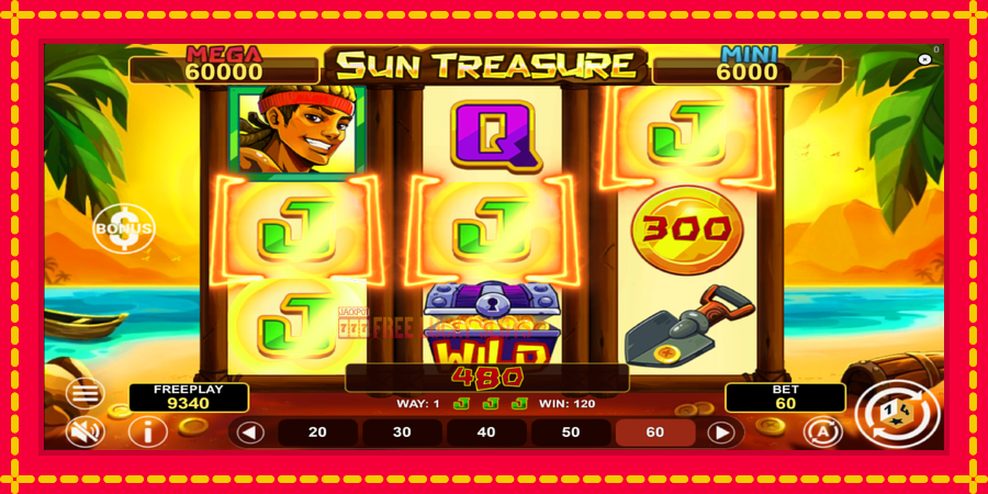 Sun Treasure Hold & Win: สล็อตแมชชีนพร้อมกราฟิกที่ทันสมัย, รูปภาพ 3