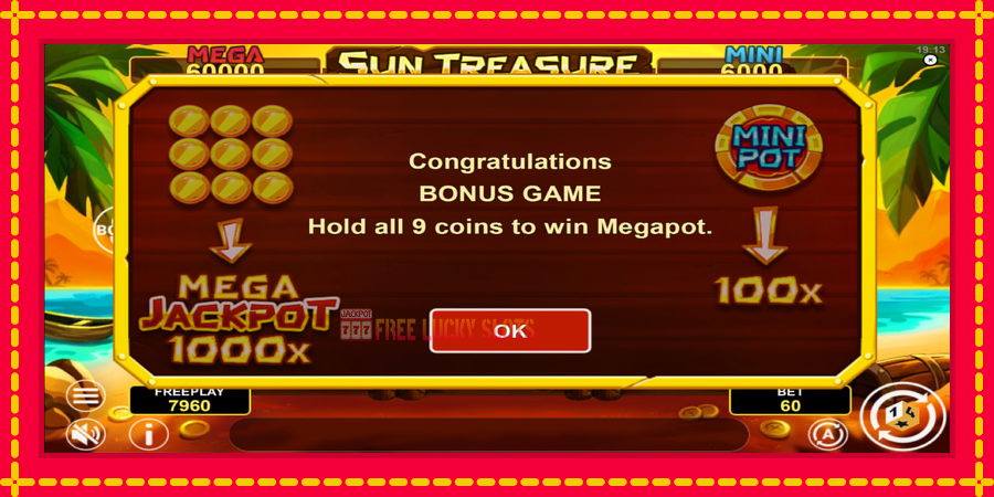 Sun Treasure Hold & Win: สล็อตแมชชีนพร้อมกราฟิกที่ทันสมัย, รูปภาพ 4