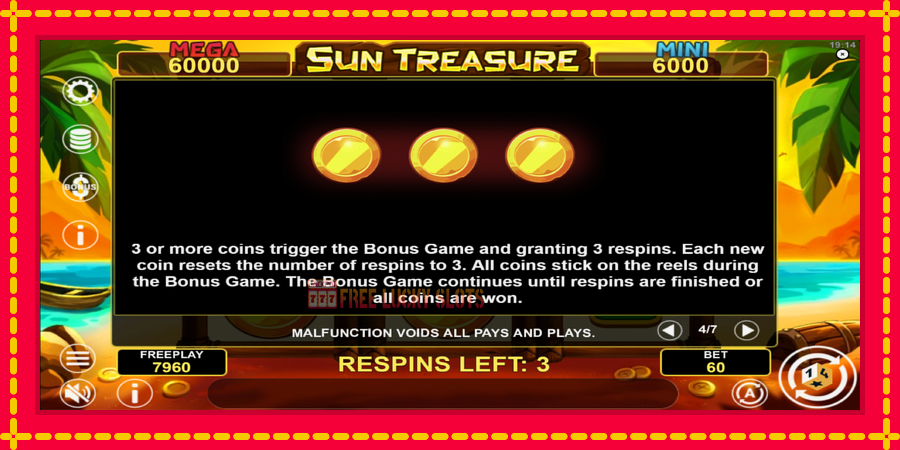 Sun Treasure Hold & Win: สล็อตแมชชีนพร้อมกราฟิกที่ทันสมัย, รูปภาพ 7