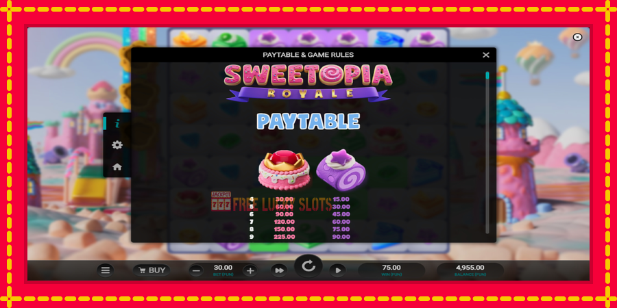 Sweetopia Royale: สล็อตแมชชีนพร้อมกราฟิกที่ทันสมัย, รูปภาพ 5