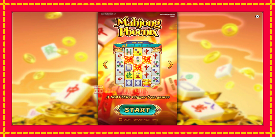 Mahjong Phoenix: สล็อตแมชชีนพร้อมกราฟิกที่ทันสมัย, รูปภาพ 1