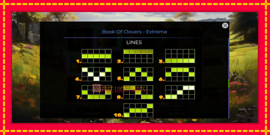 Book of Clovers - Extreme: สล็อตแมชชีนพร้อมกราฟิกที่ทันสมัย, รูปภาพ 7