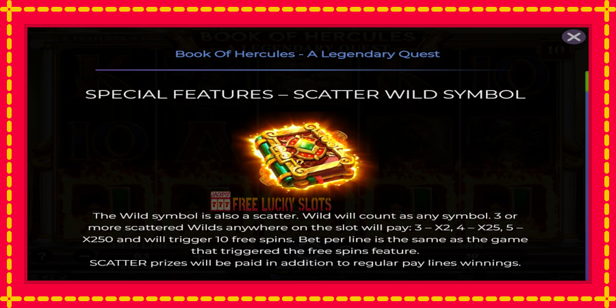 Book of Hercules - A Legendary Quest: สล็อตแมชชีนพร้อมกราฟิกที่ทันสมัย, รูปภาพ 4