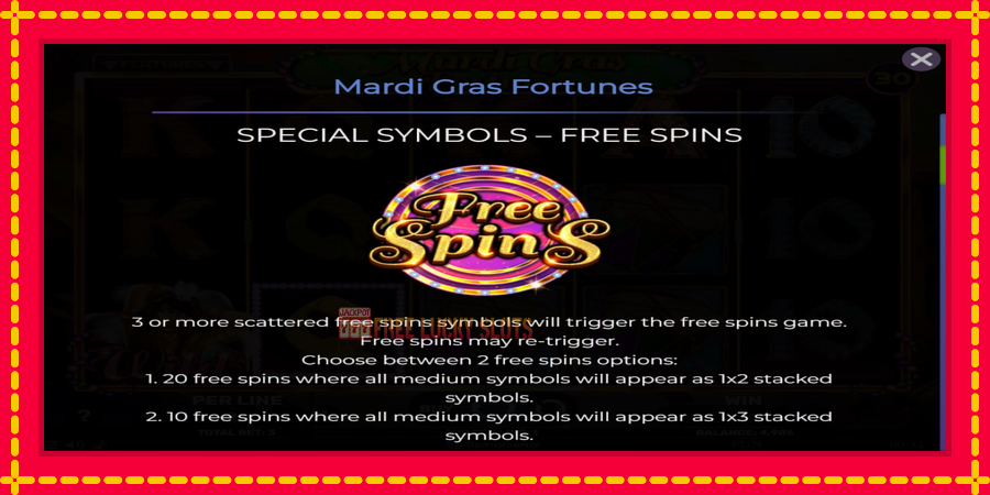 Mardi Gras Fortunes: สล็อตแมชชีนพร้อมกราฟิกที่ทันสมัย, รูปภาพ 4