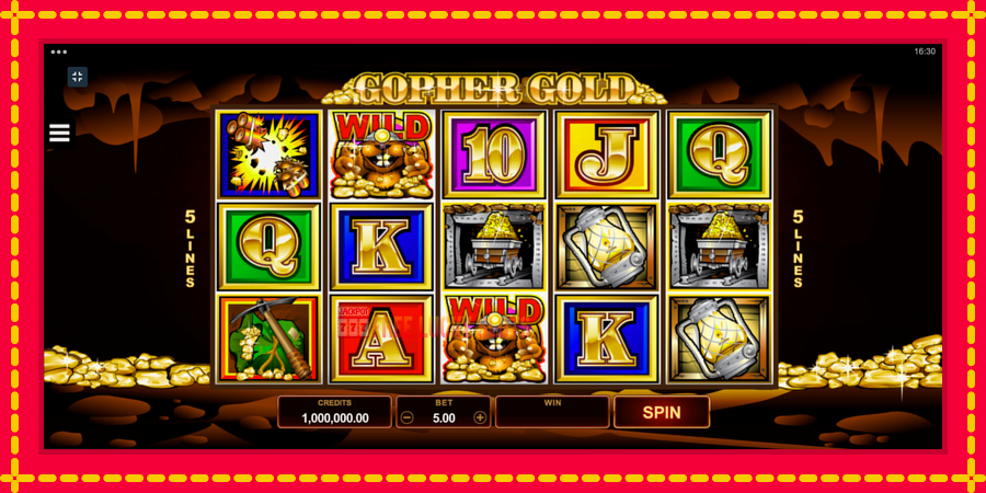 Gopher Gold: สล็อตแมชชีนพร้อมกราฟิกที่ทันสมัย, รูปภาพ 1