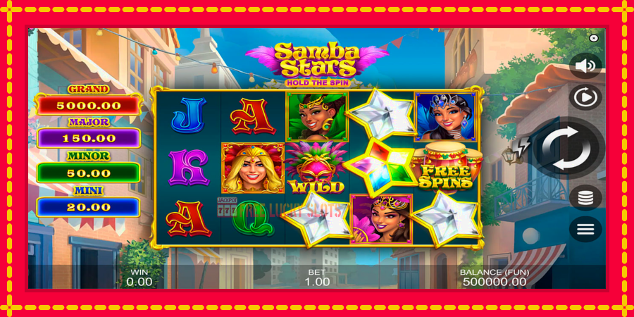 Samba Stars: Hold the Spin: สล็อตแมชชีนพร้อมกราฟิกที่ทันสมัย, รูปภาพ 1