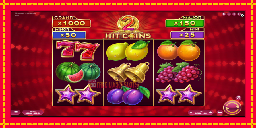 Hit Coins 2 Hold and Spin: สล็อตแมชชีนพร้อมกราฟิกที่ทันสมัย, รูปภาพ 2