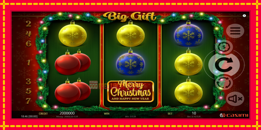 Big Gift: สล็อตแมชชีนพร้อมกราฟิกที่ทันสมัย, รูปภาพ 1