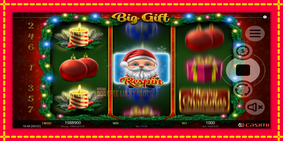 Big Gift: สล็อตแมชชีนพร้อมกราฟิกที่ทันสมัย, รูปภาพ 2