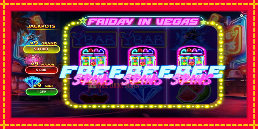 Friday in Vegas: สล็อตแมชชีนพร้อมกราฟิกที่ทันสมัย, รูปภาพ 3