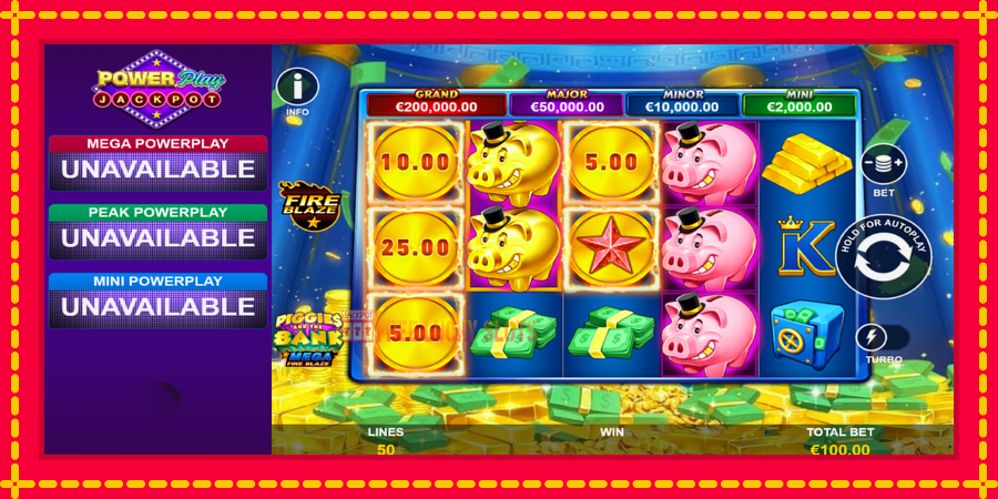 Piggies and the Bank PowerPlay Jackpot: สล็อตแมชชีนพร้อมกราฟิกที่ทันสมัย, รูปภาพ 2