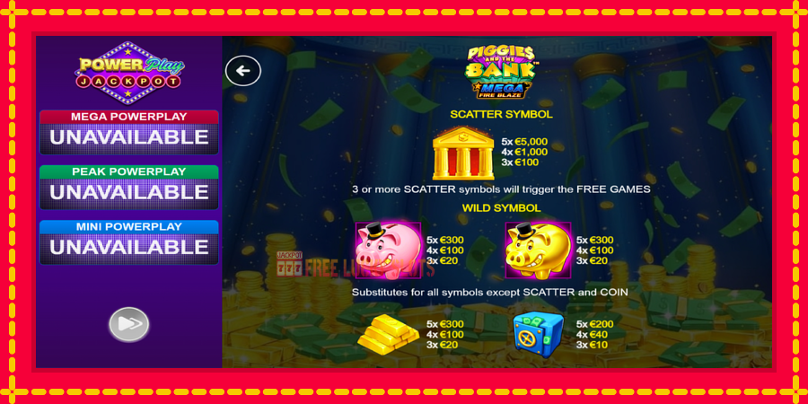 Piggies and the Bank PowerPlay Jackpot: สล็อตแมชชีนพร้อมกราฟิกที่ทันสมัย, รูปภาพ 5