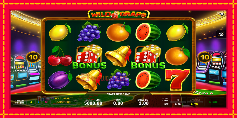 Wild Craps: สล็อตแมชชีนพร้อมกราฟิกที่ทันสมัย, รูปภาพ 1