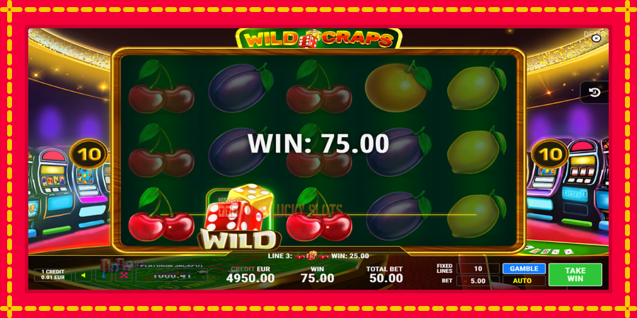 Wild Craps: สล็อตแมชชีนพร้อมกราฟิกที่ทันสมัย, รูปภาพ 2