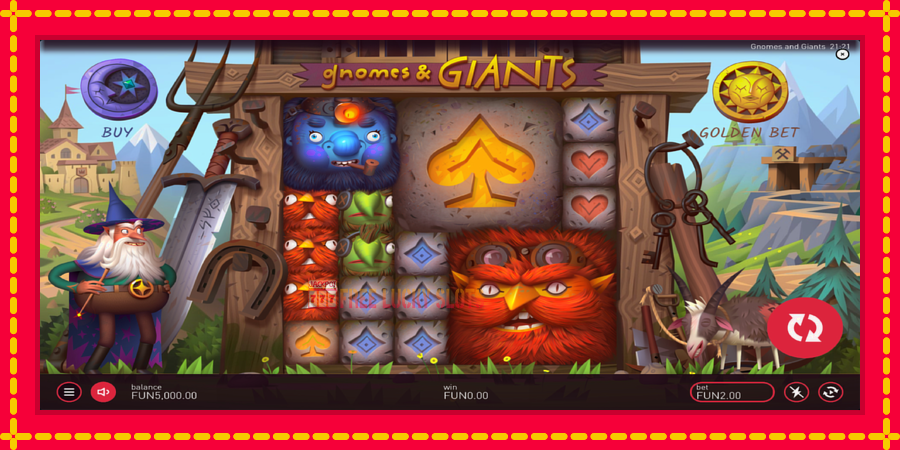 Gnomes & Giants: สล็อตแมชชีนพร้อมกราฟิกที่ทันสมัย, รูปภาพ 2