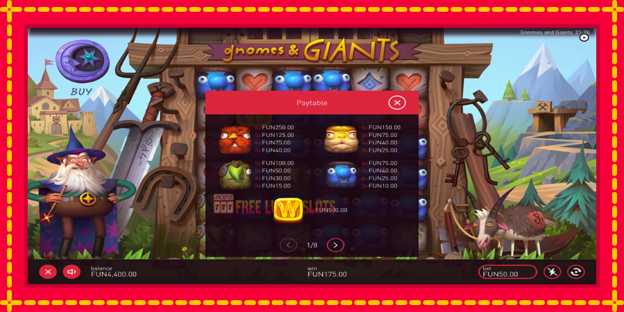 Gnomes & Giants: สล็อตแมชชีนพร้อมกราฟิกที่ทันสมัย, รูปภาพ 5