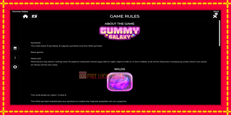 Gummy Galaxy: สล็อตแมชชีนพร้อมกราฟิกที่ทันสมัย, รูปภาพ 7