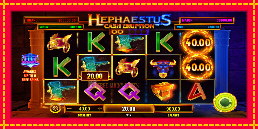 Cash Eruption Hephaestus: สล็อตแมชชีนพร้อมกราฟิกที่ทันสมัย, รูปภาพ 3