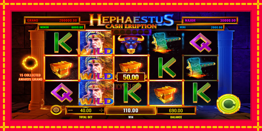 Cash Eruption Hephaestus: สล็อตแมชชีนพร้อมกราฟิกที่ทันสมัย, รูปภาพ 4