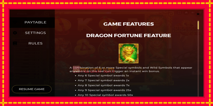 Dragon Fortune Frenzy: สล็อตแมชชีนพร้อมกราฟิกที่ทันสมัย, รูปภาพ 5