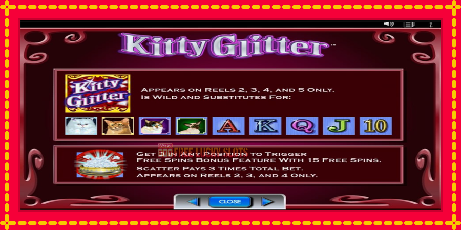 Kitty Glitter: สล็อตแมชชีนพร้อมกราฟิกที่ทันสมัย, รูปภาพ 5