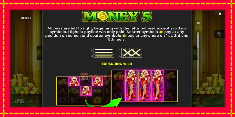 Money 5: สล็อตแมชชีนพร้อมกราฟิกที่ทันสมัย, รูปภาพ 5